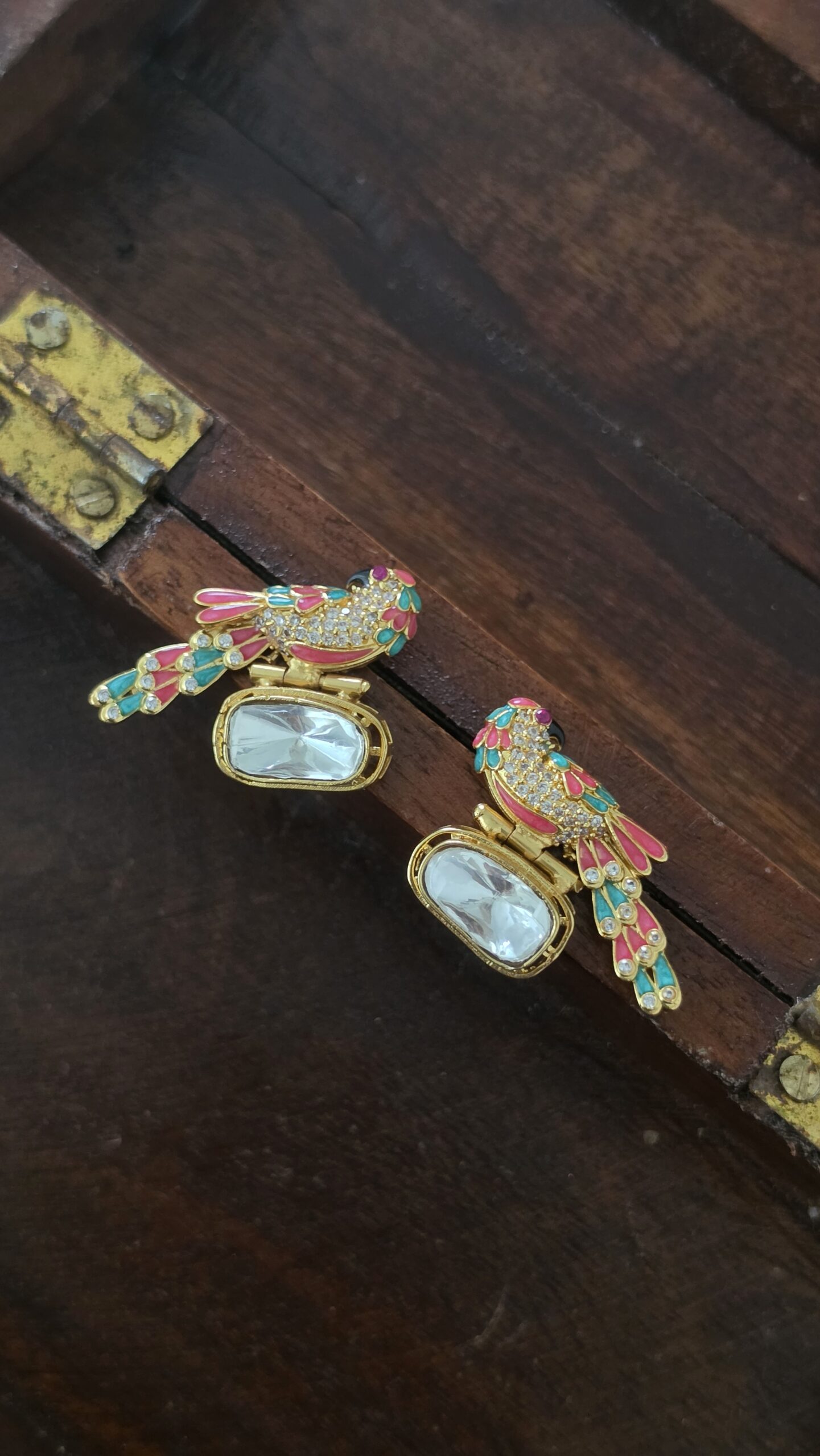 Nidhi lond polki necklace Thumbnail