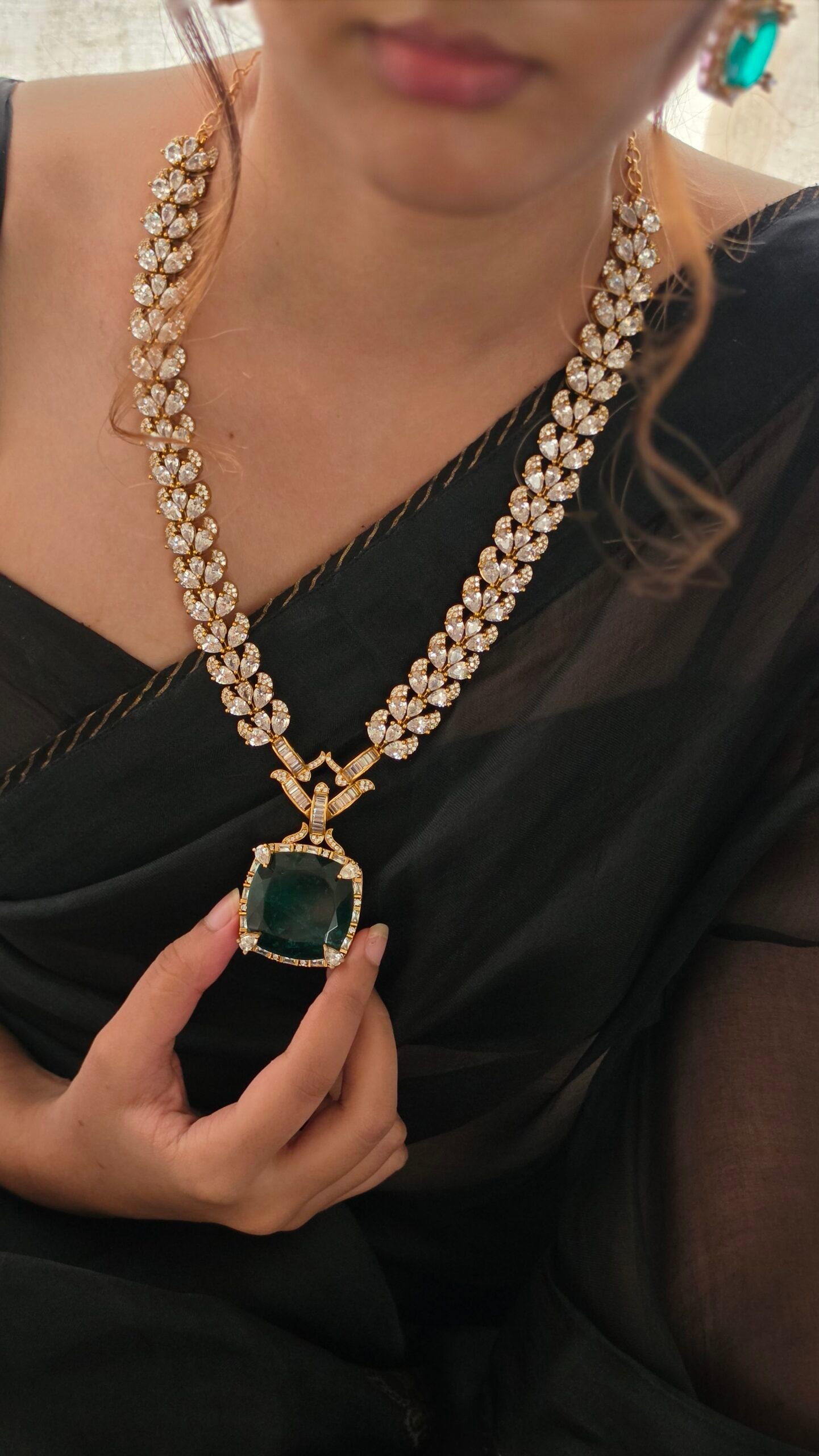 Rajasi semi precious quartz necklace Thumbnail
