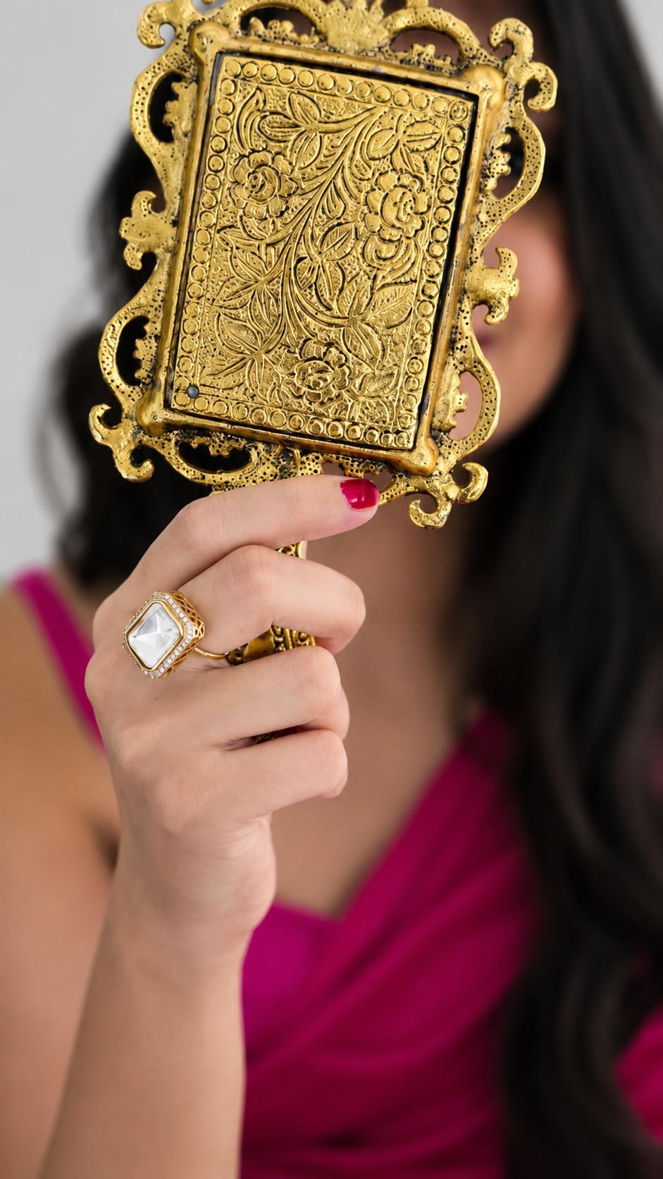 Lina polki ring Thumbnail