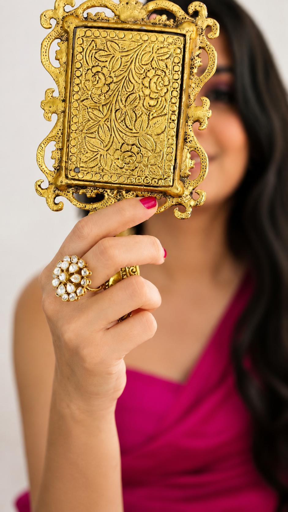 Nira polki ring Thumbnail