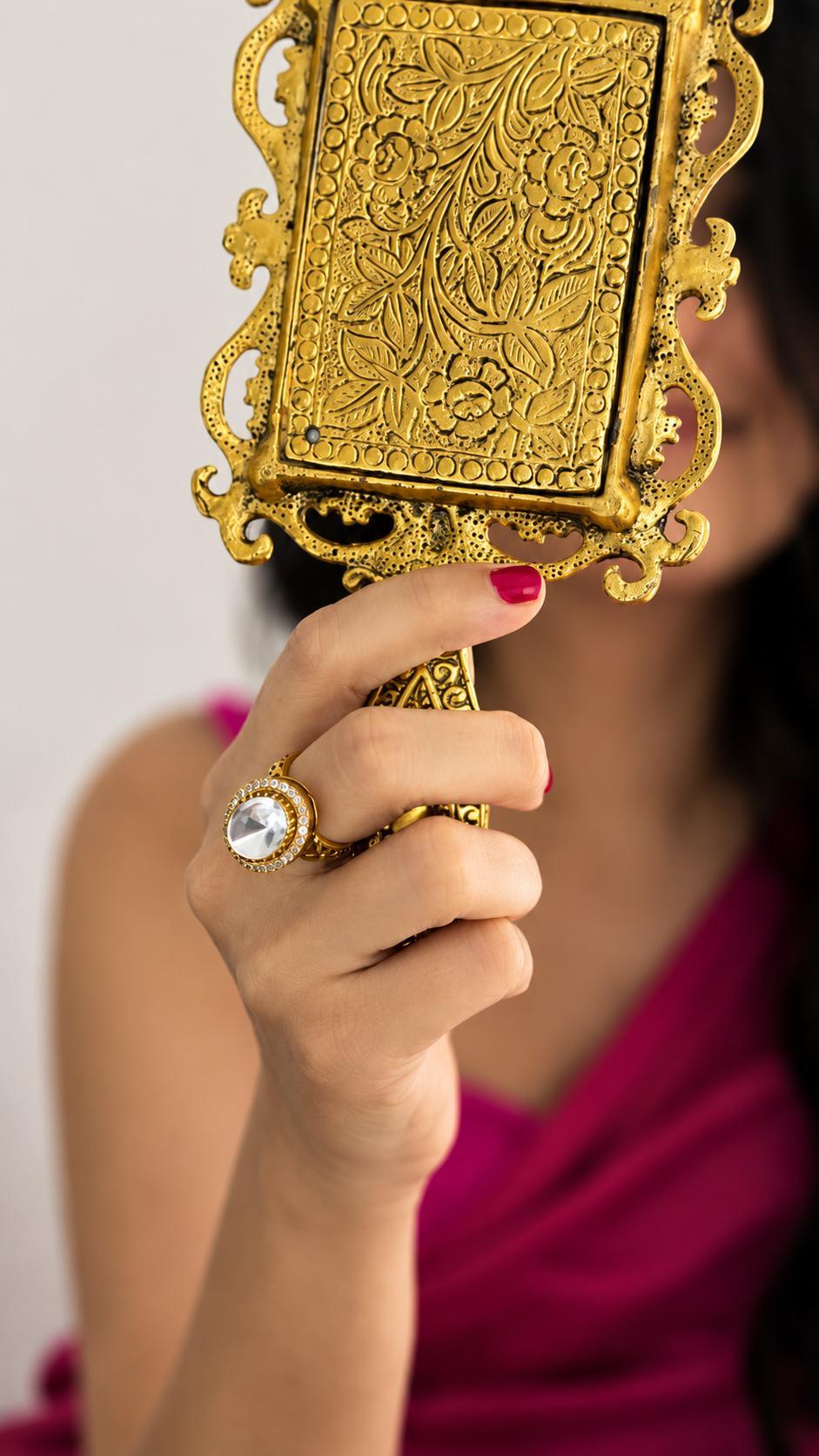 Isha polki ring Thumbnail