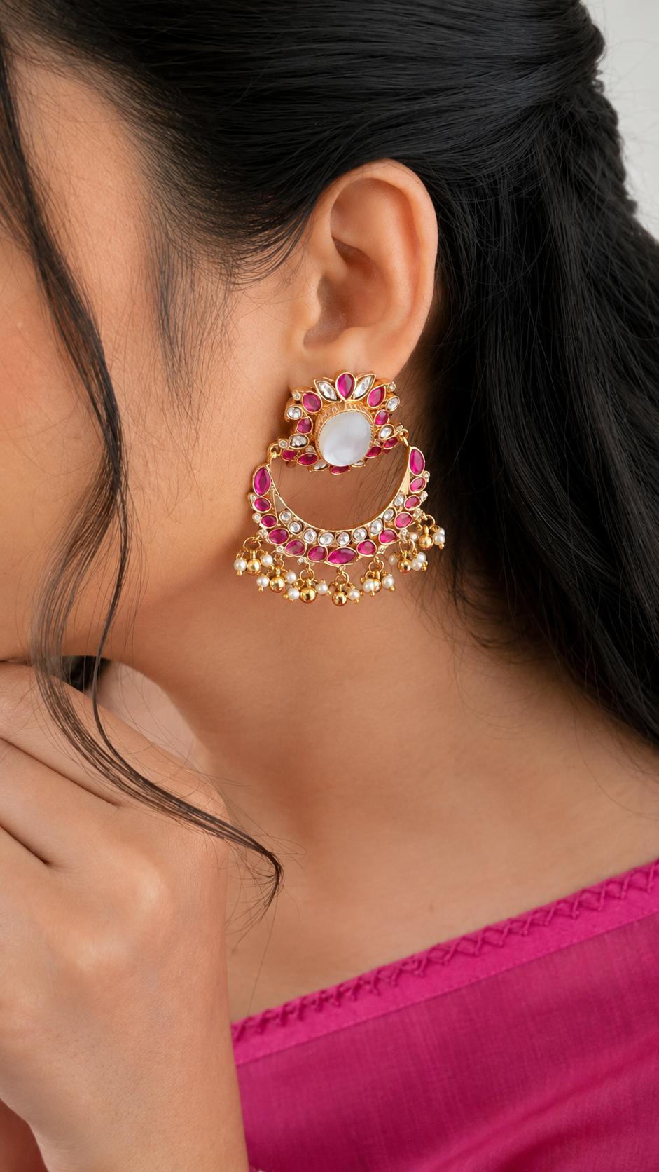 Myra quartz Chandbaali Thumbnail