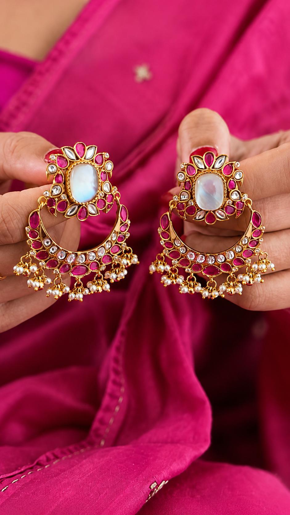Myra quartz Chandbaali Thumbnail