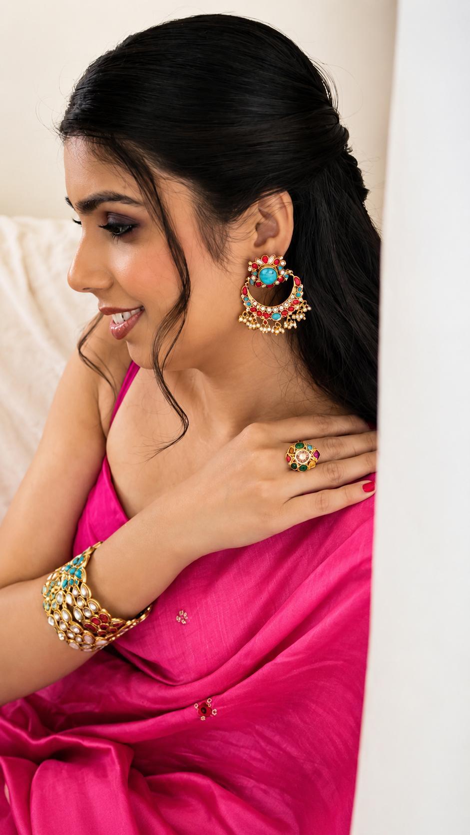 Myra quartz Chandbaali Thumbnail