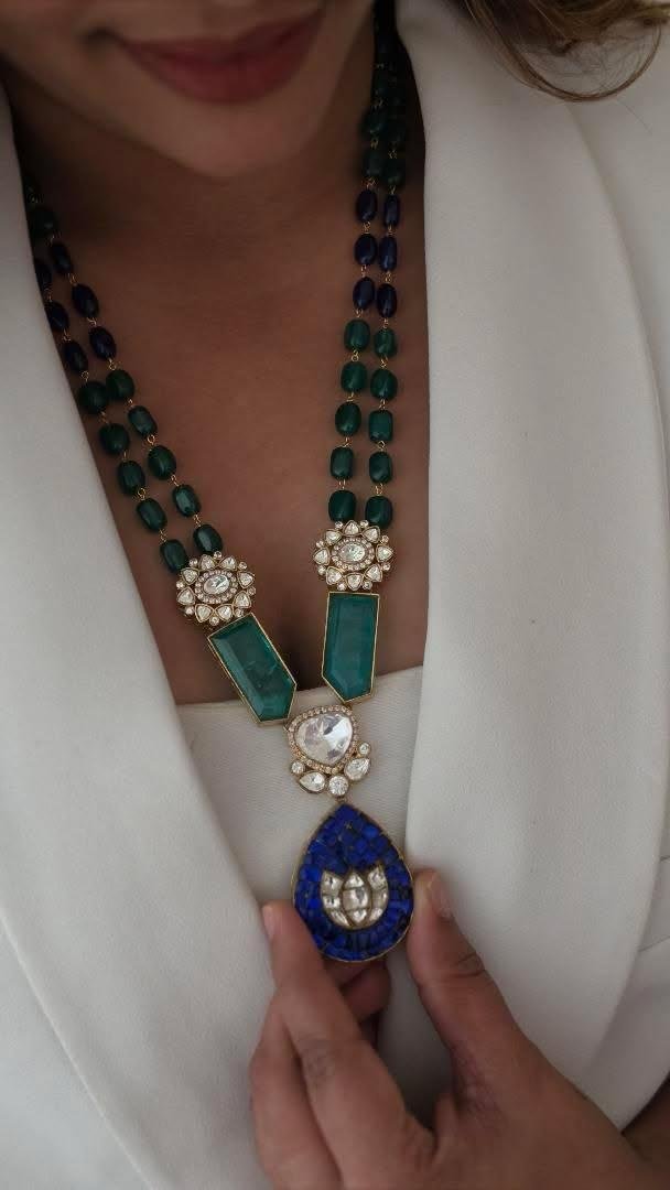 Lubina handcrafted long necklace Thumbnail