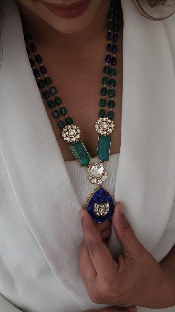 Lubina handcrafted long necklace Thumbnail