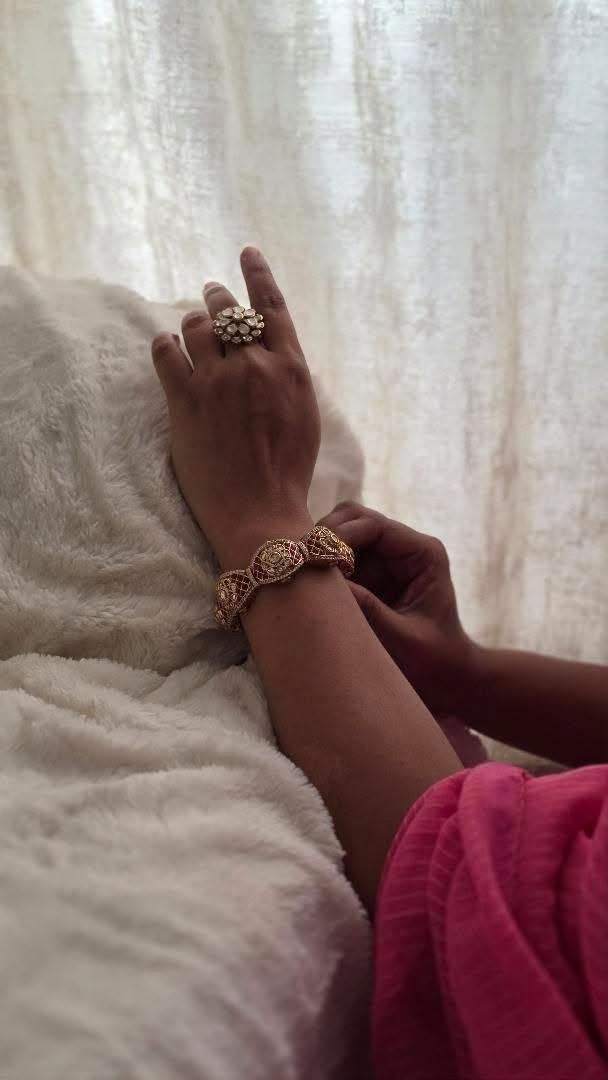 Eshani openable meenakari bangles Thumbnail