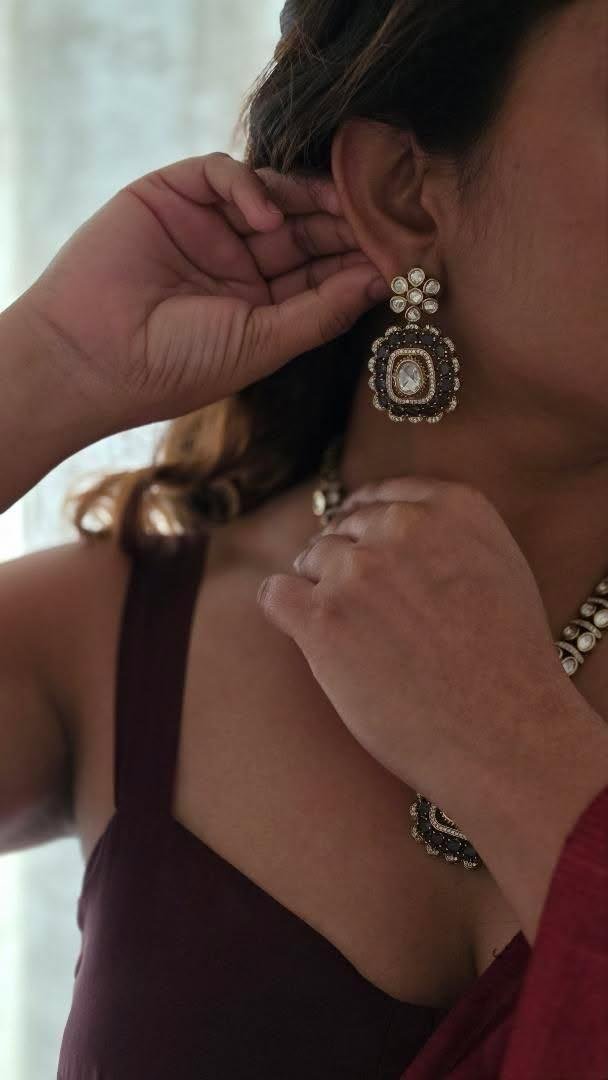 Alina polki necklace Thumbnail