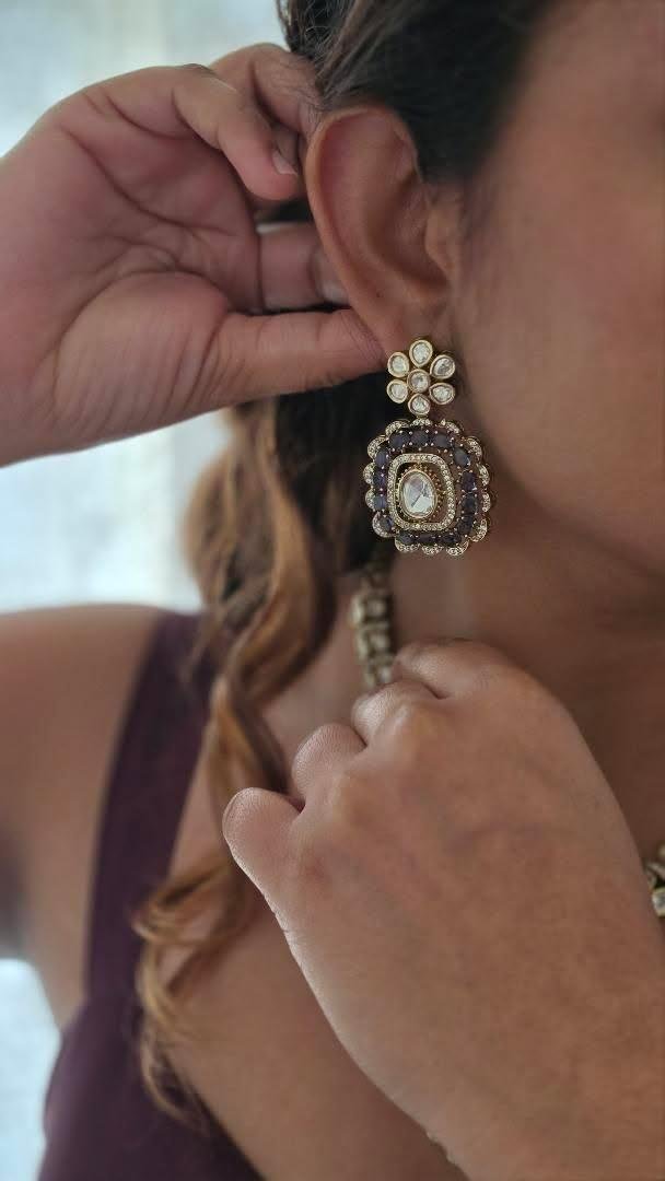 Alina polki necklace Thumbnail