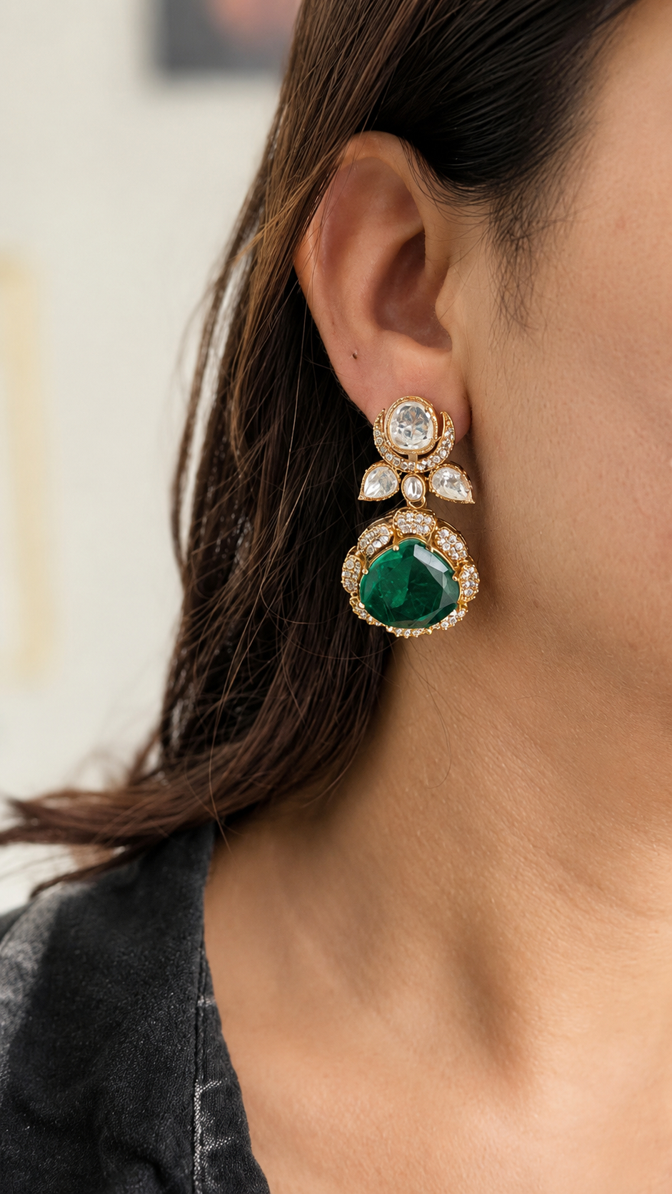 Dibya polki earings Thumbnail