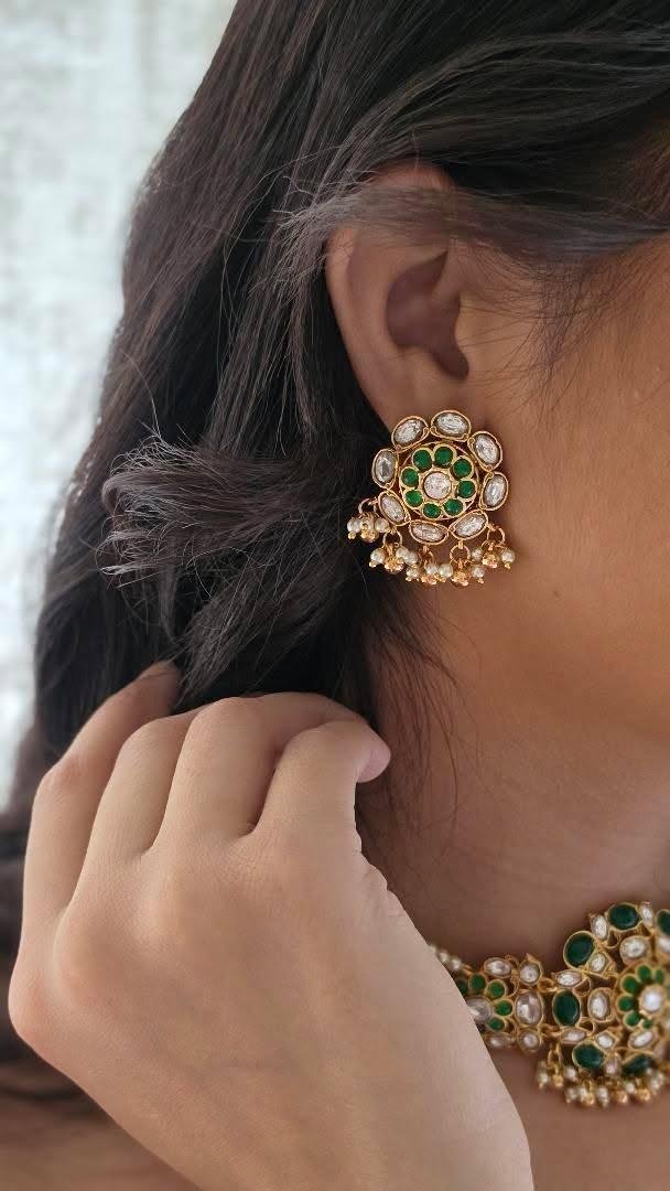 Aadhya polki and pearl choker Thumbnail