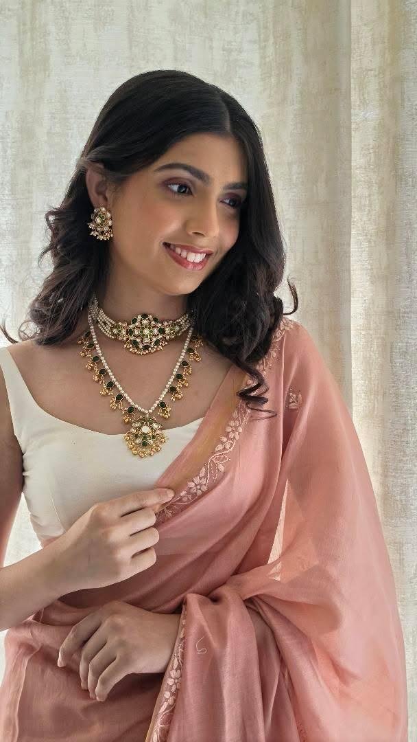 Aadhya delicate long necklace Thumbnail
