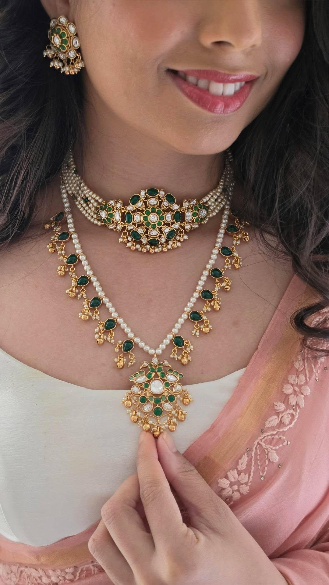Aadhya delicate long necklace Thumbnail