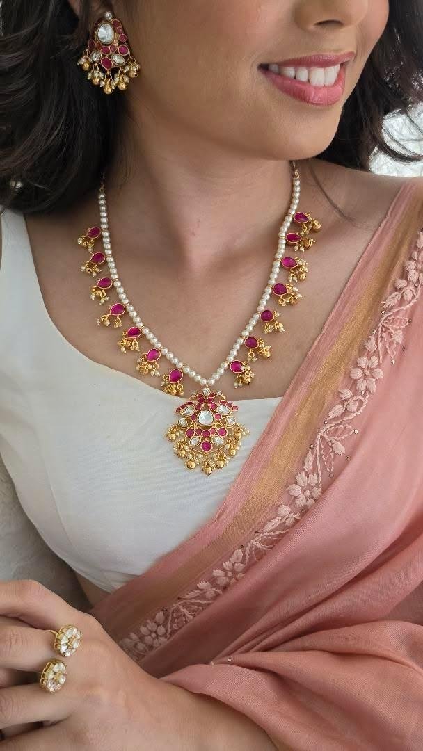 Aadhya delicate long necklace Thumbnail