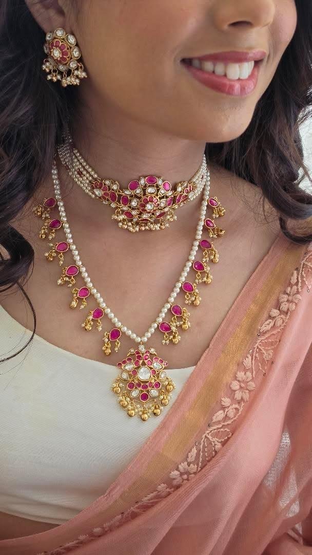 Aadhya delicate long necklace Thumbnail