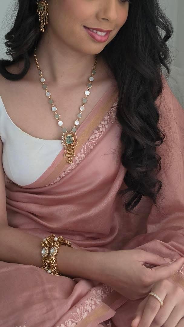 Mariam delicate long necklace Thumbnail