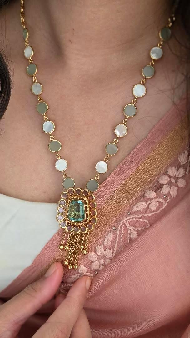 Mariam delicate long necklace Thumbnail