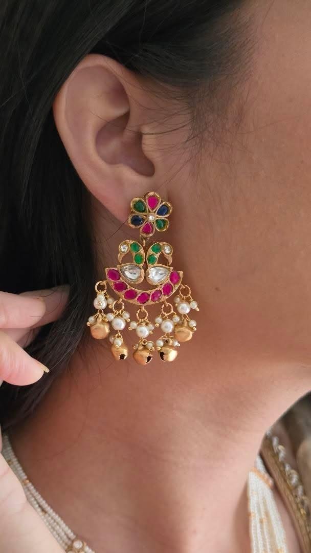 Kiera long pearl necklace Thumbnail