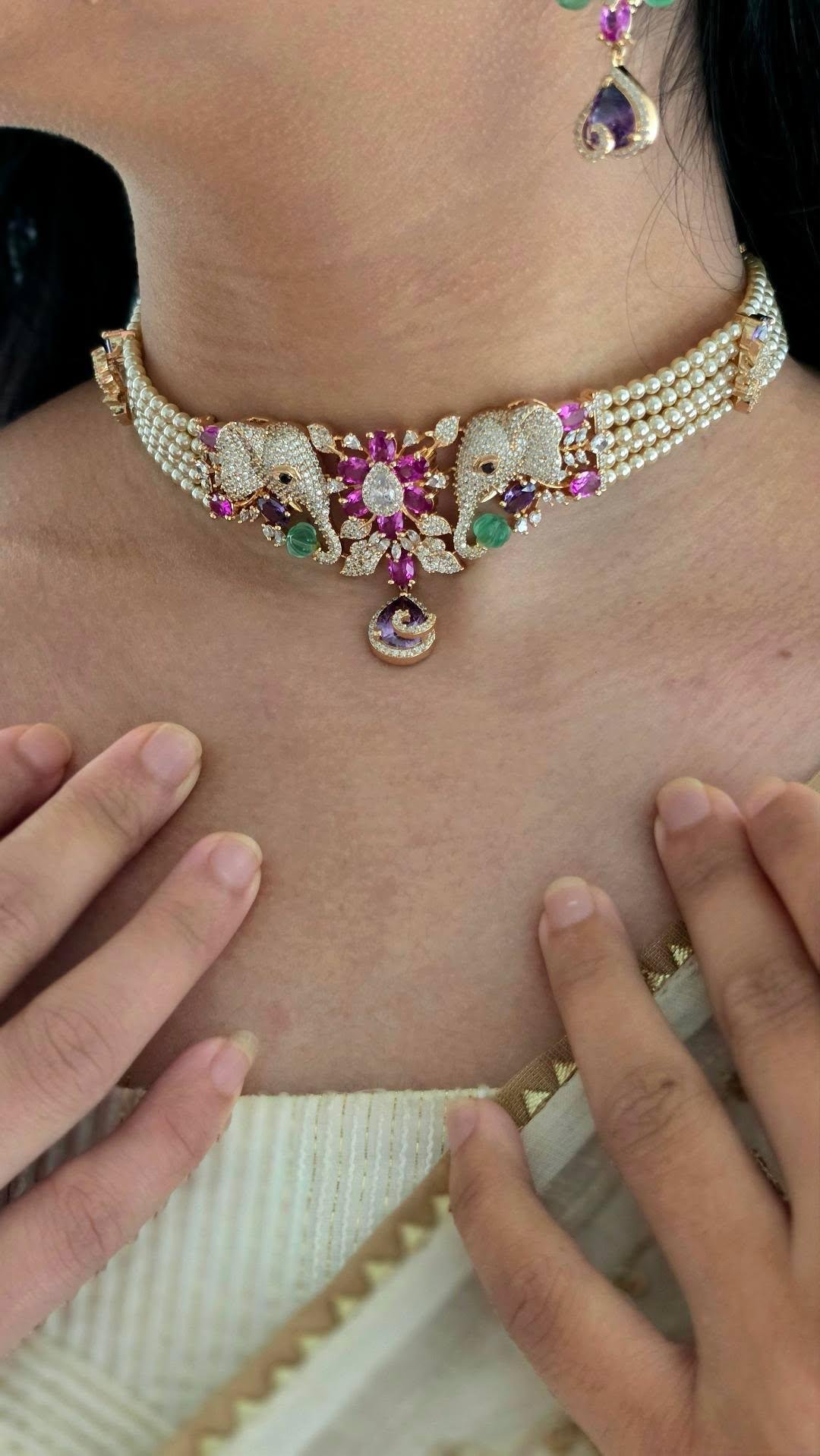Vina polki necklace Thumbnail