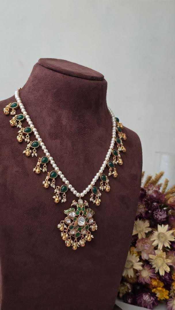 Aadhya delicate long necklace Thumbnail