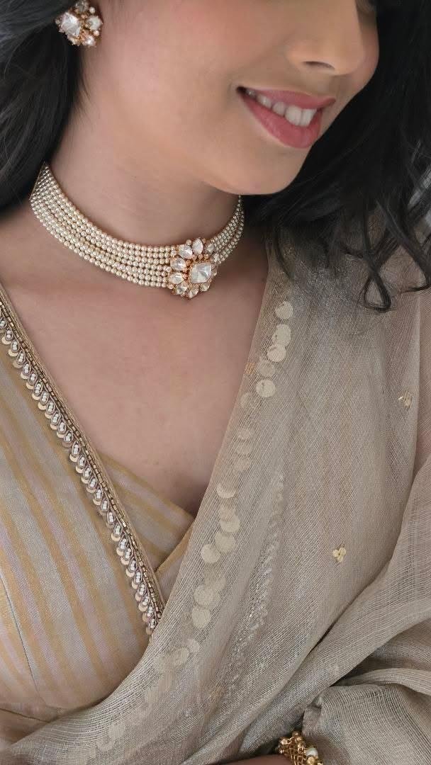 Preeti polki and pearl choker Thumbnail