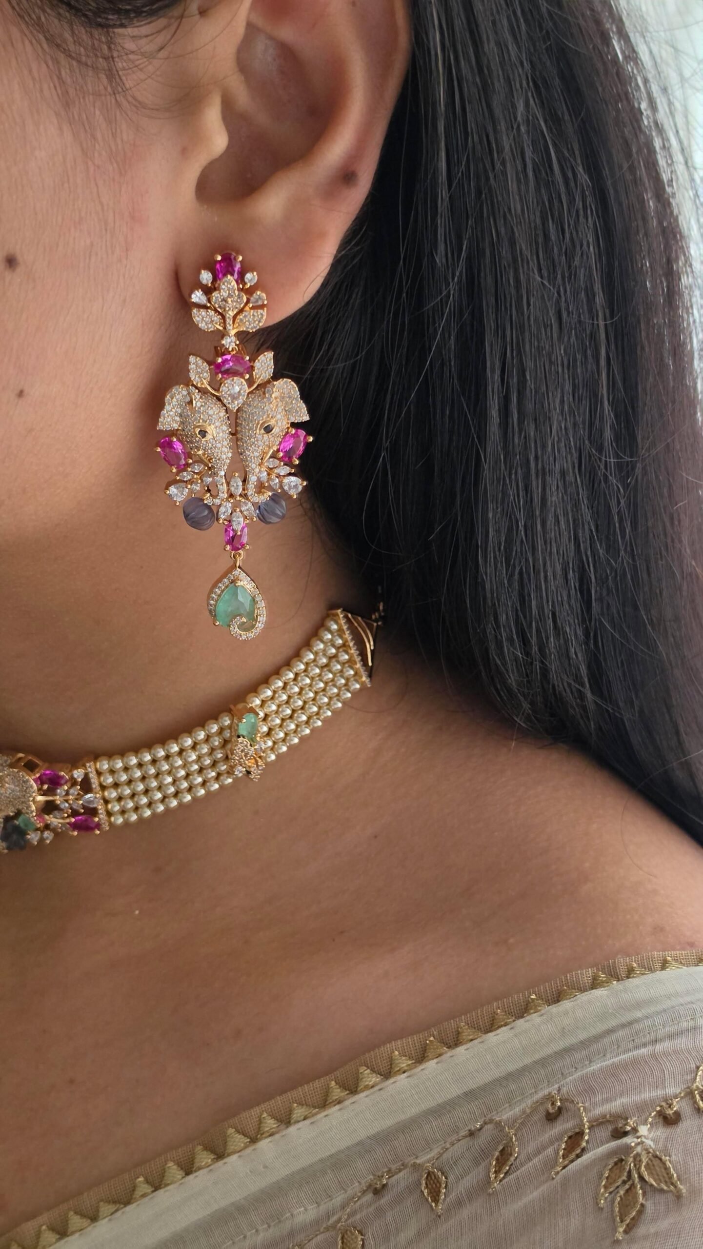 Vina polki necklace Thumbnail