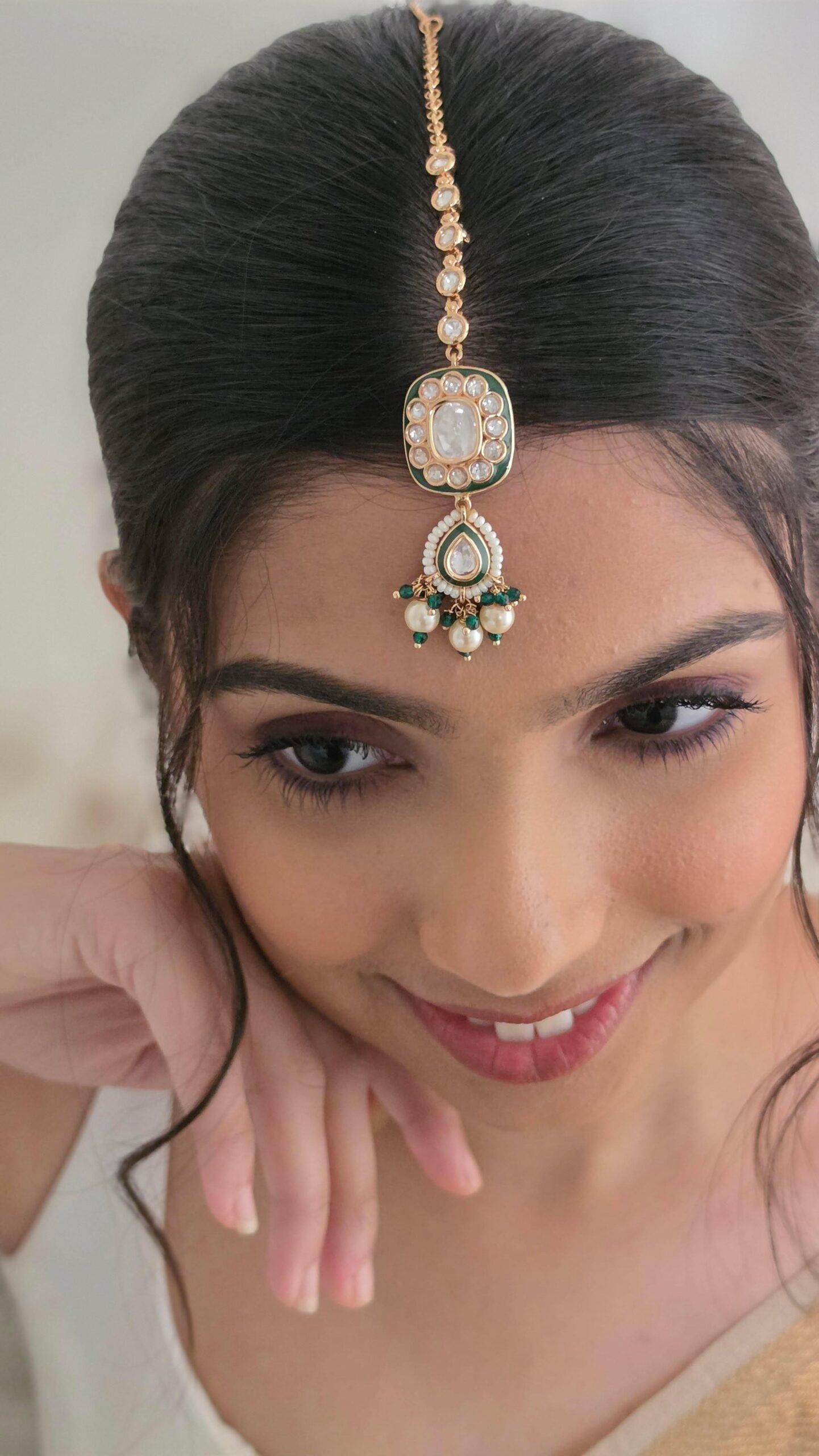 Mahira meenakari polki Mangtika Thumbnail