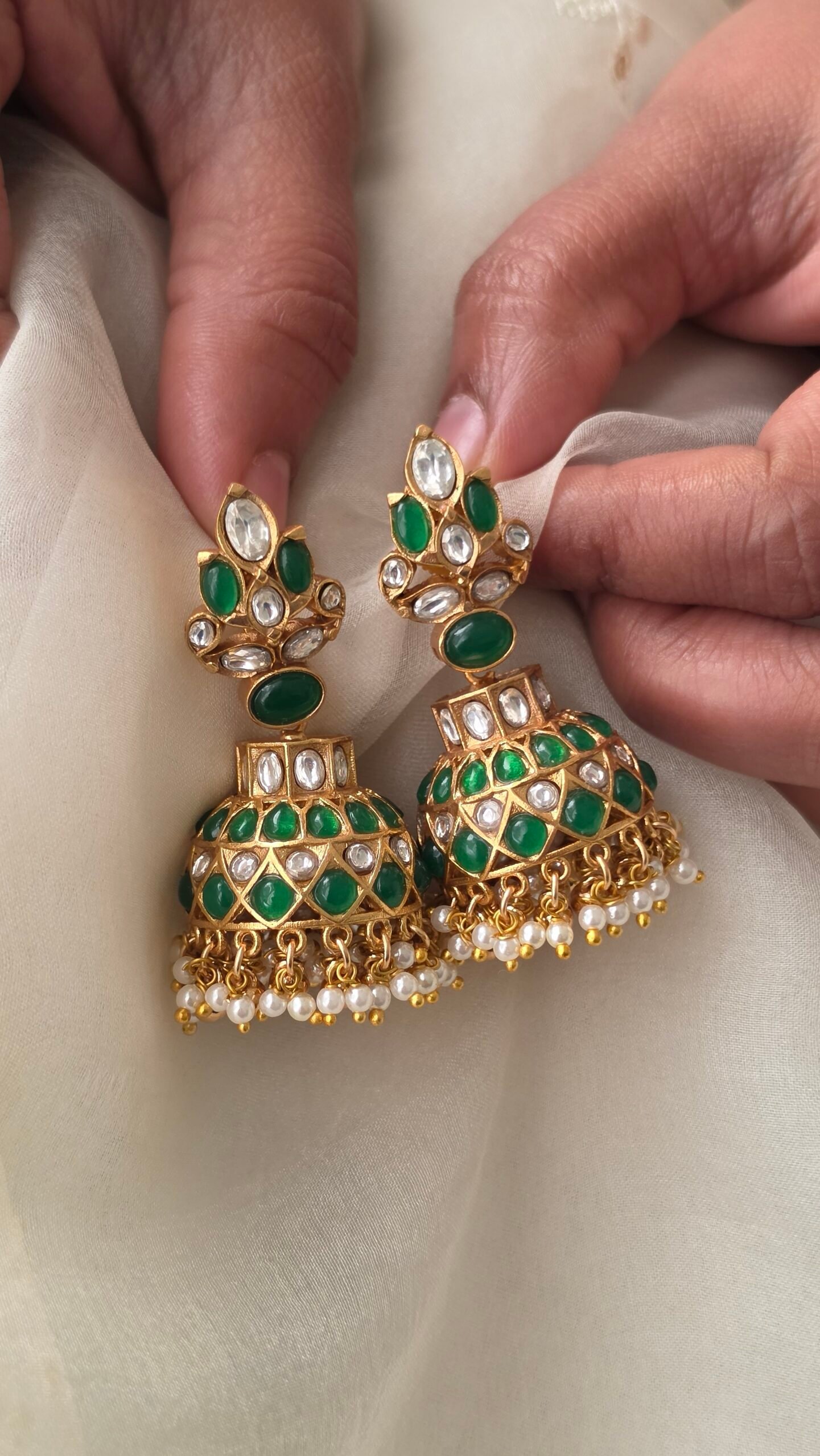 Nisha Handcrafted Jhumki Thumbnail