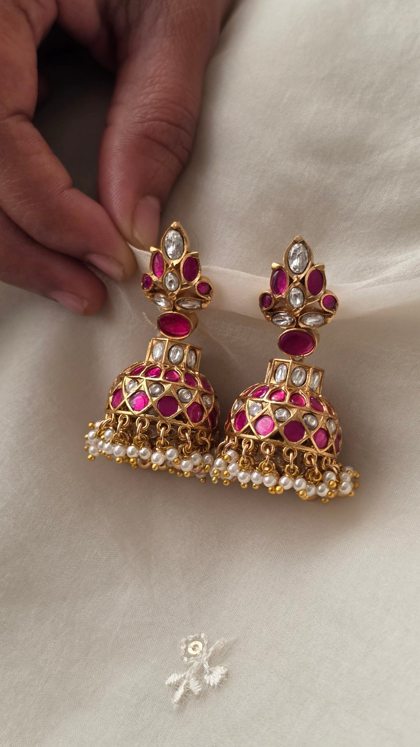 Nisha Handcrafted Jhumki Thumbnail