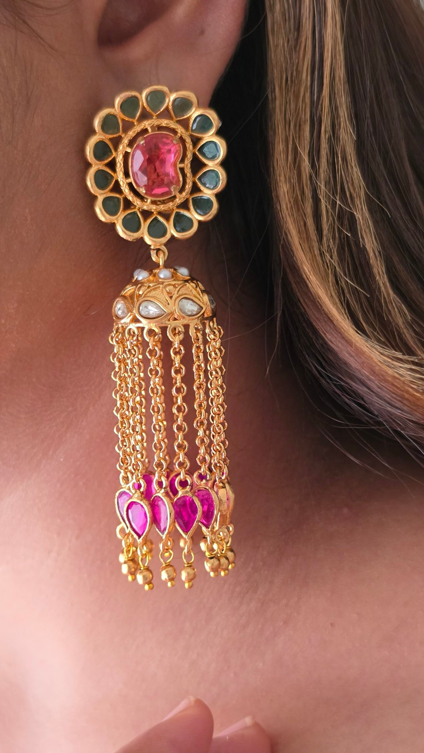Simran Handcrafted Jhumki Thumbnail