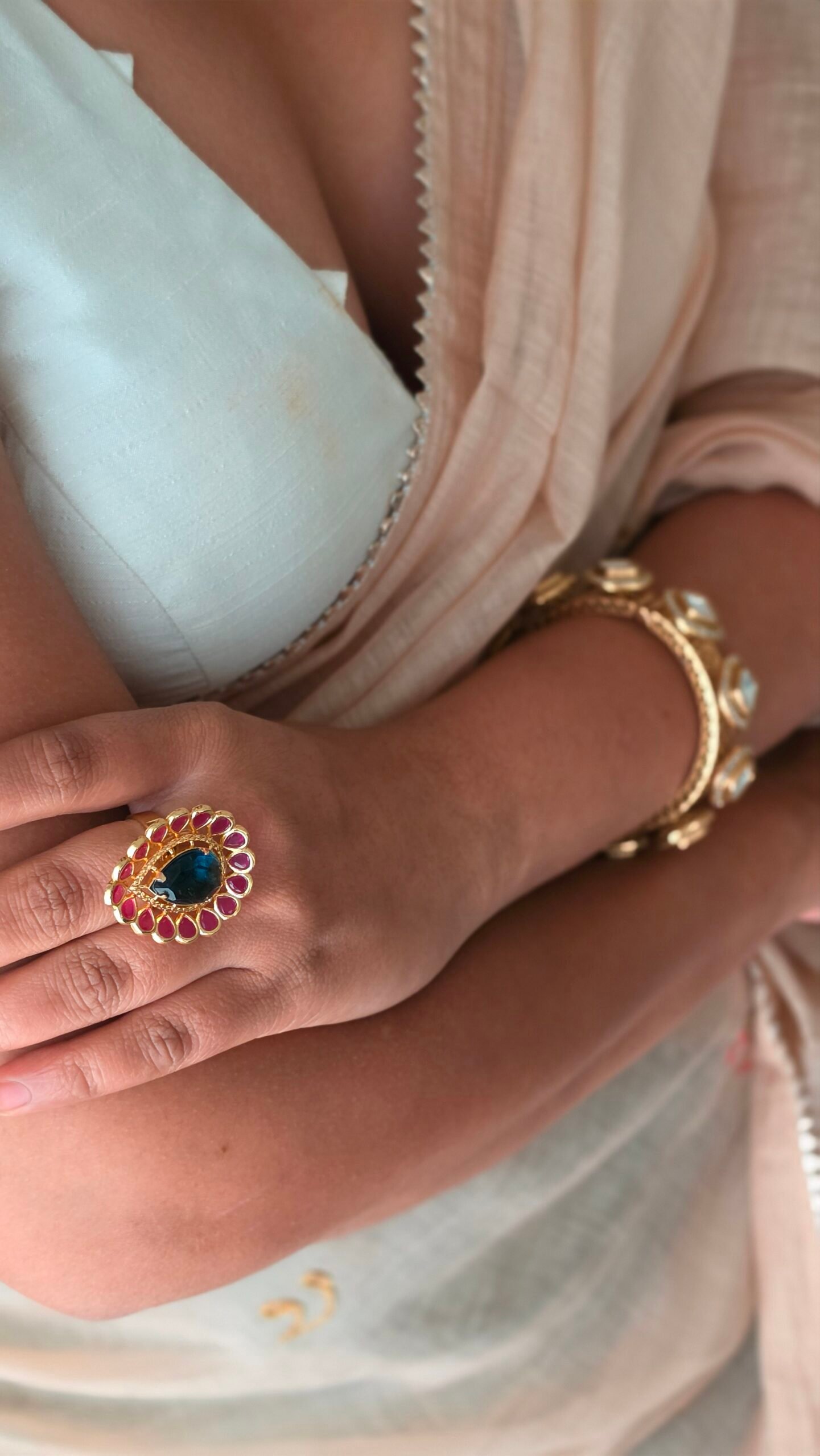 Jhanvi Handcrafted Ring Thumbnail