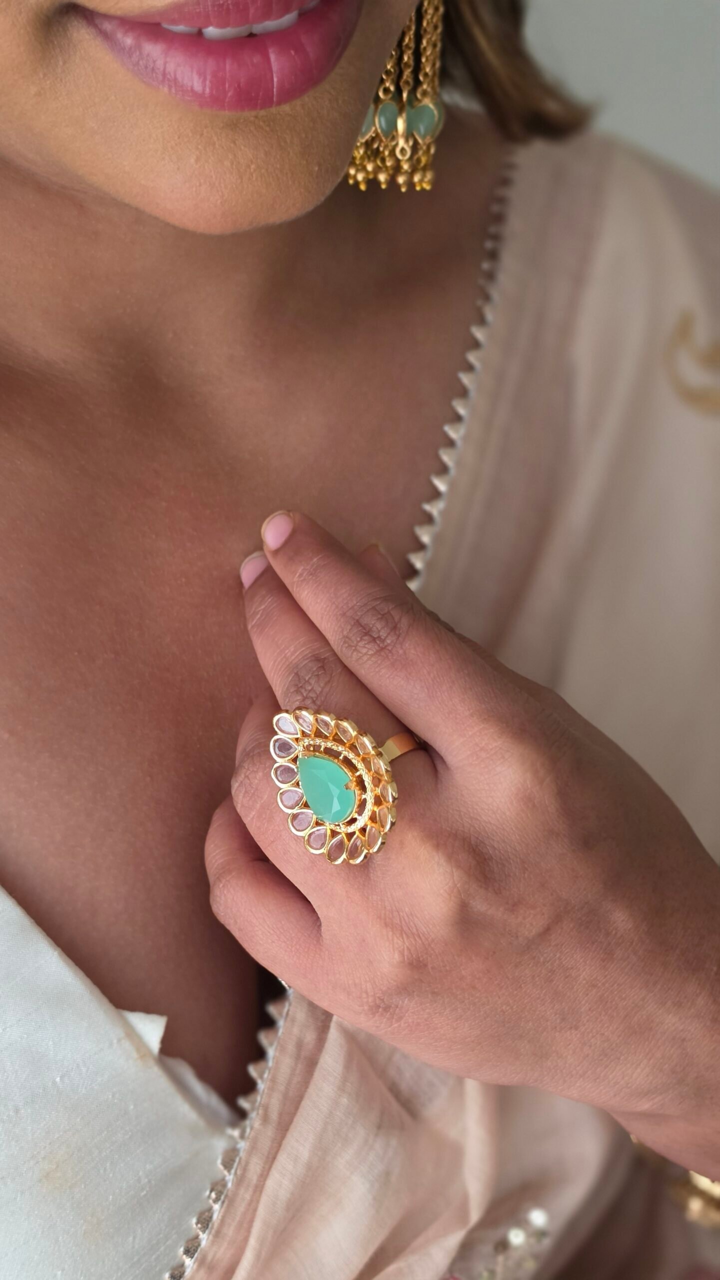 Jhanvi Handcrafted Ring Thumbnail