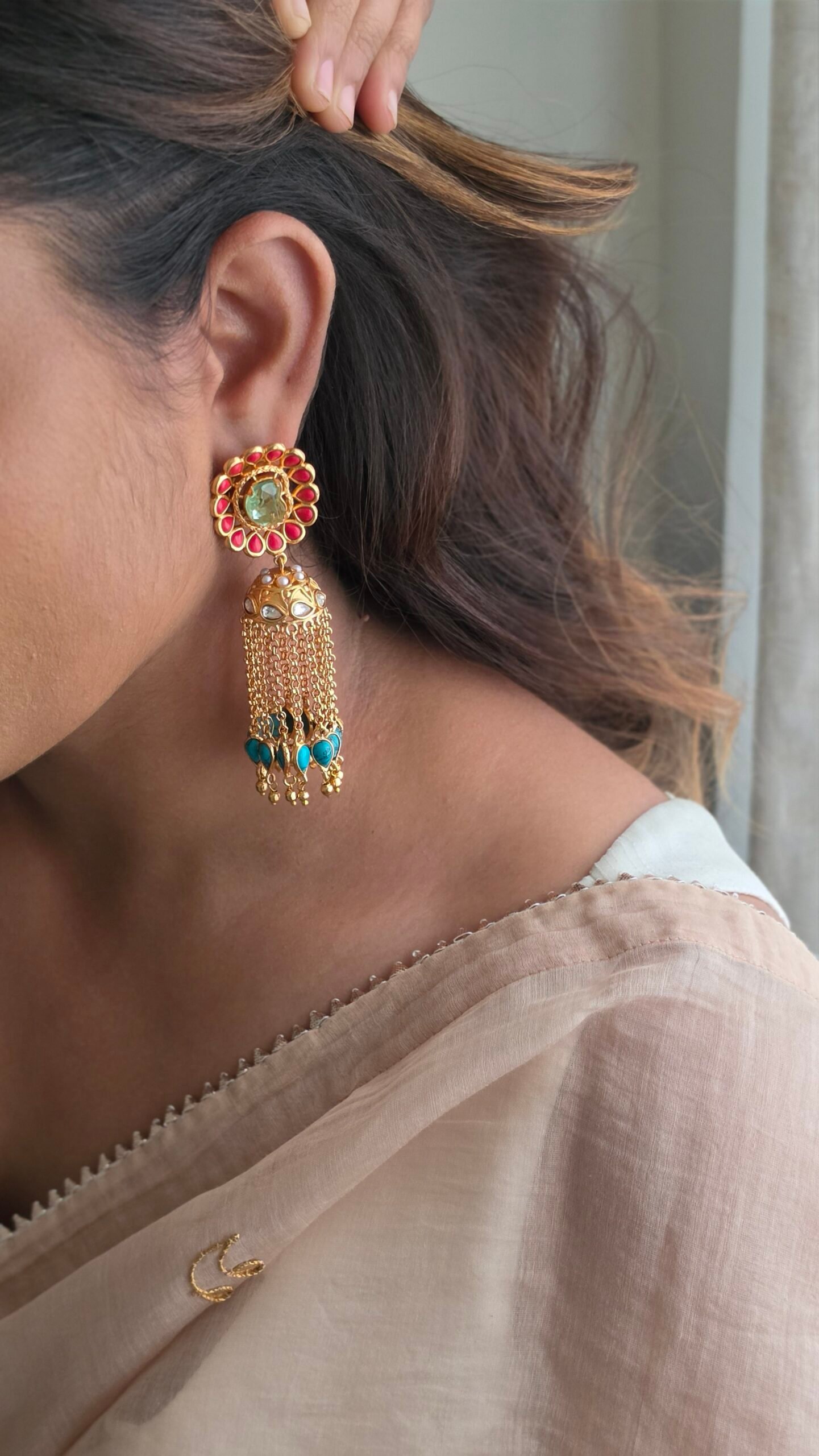 Simran Handcrafted Jhumki Thumbnail