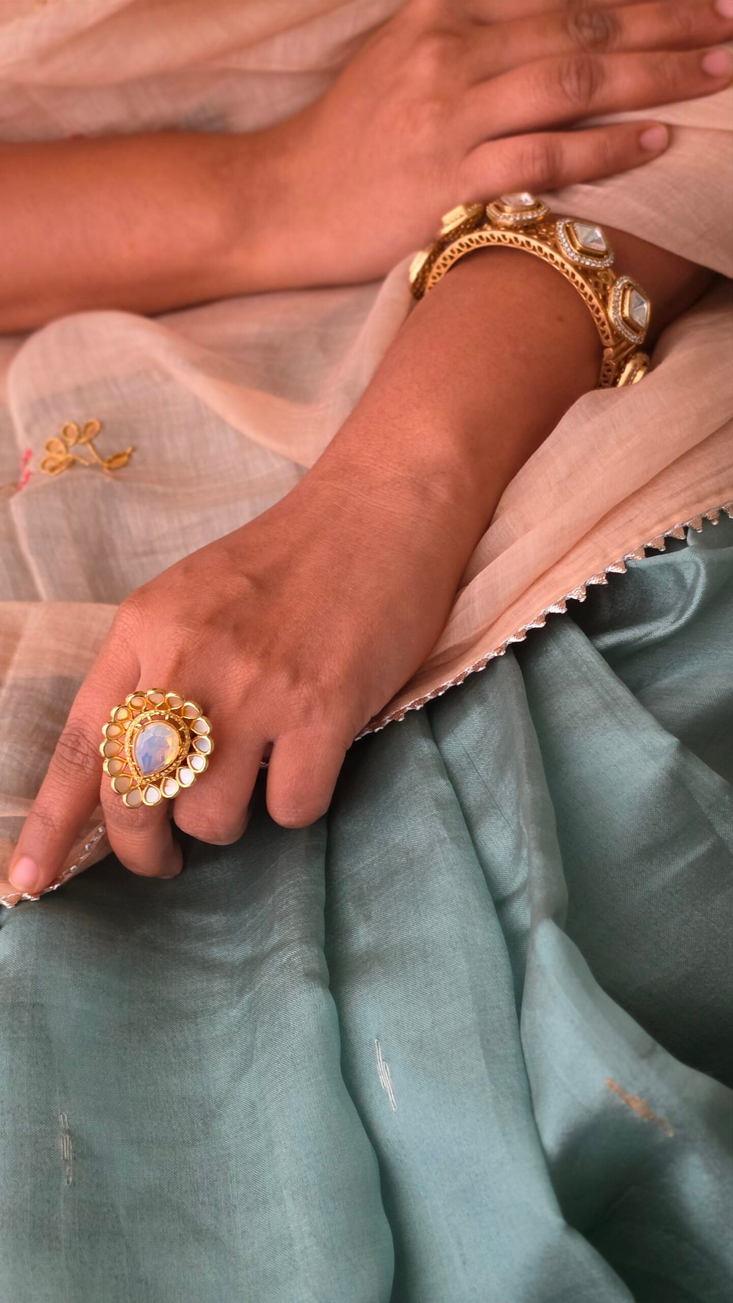 Jhanvi Handcrafted Ring Thumbnail