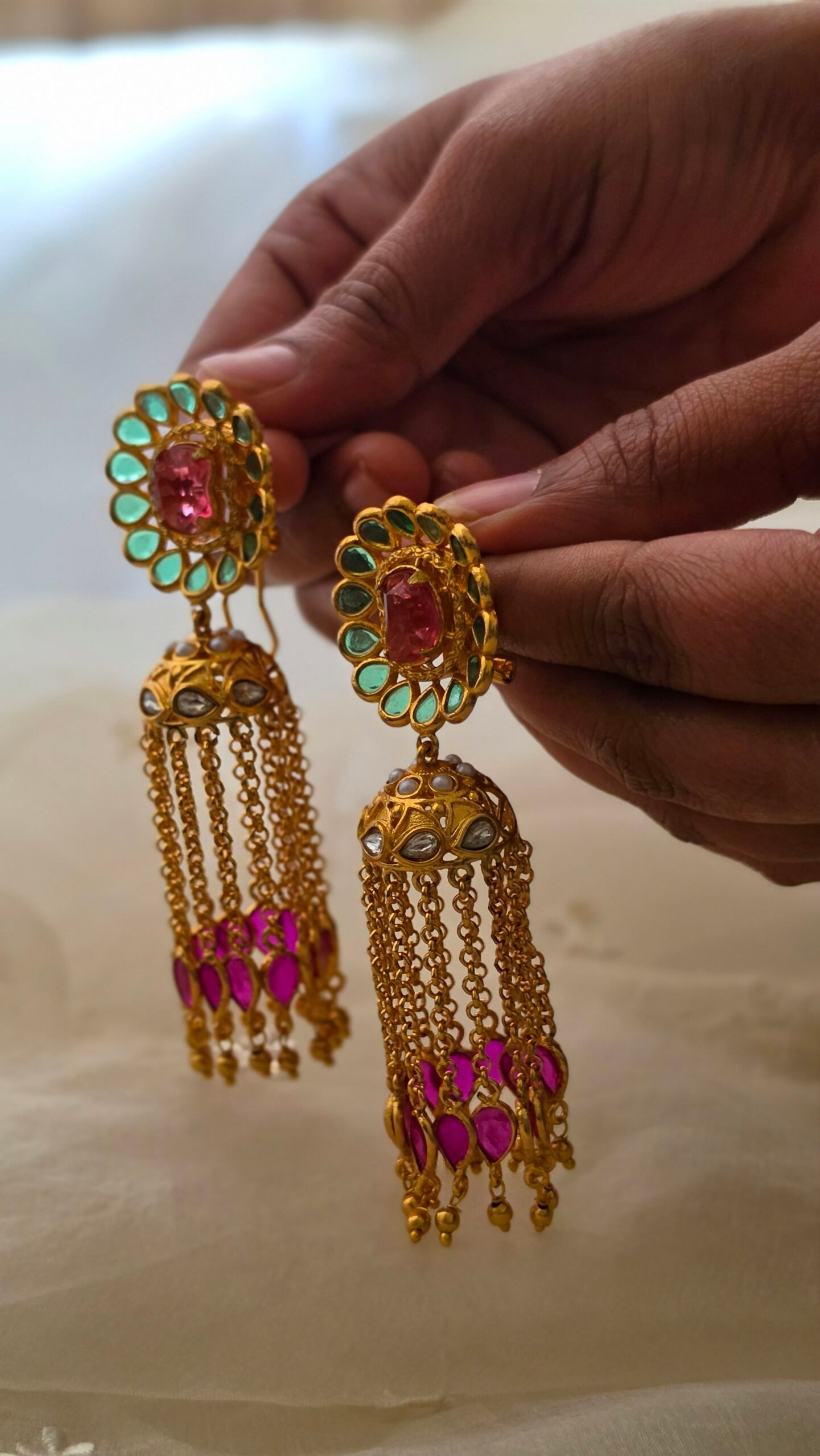 Simran Handcrafted Jhumki Thumbnail