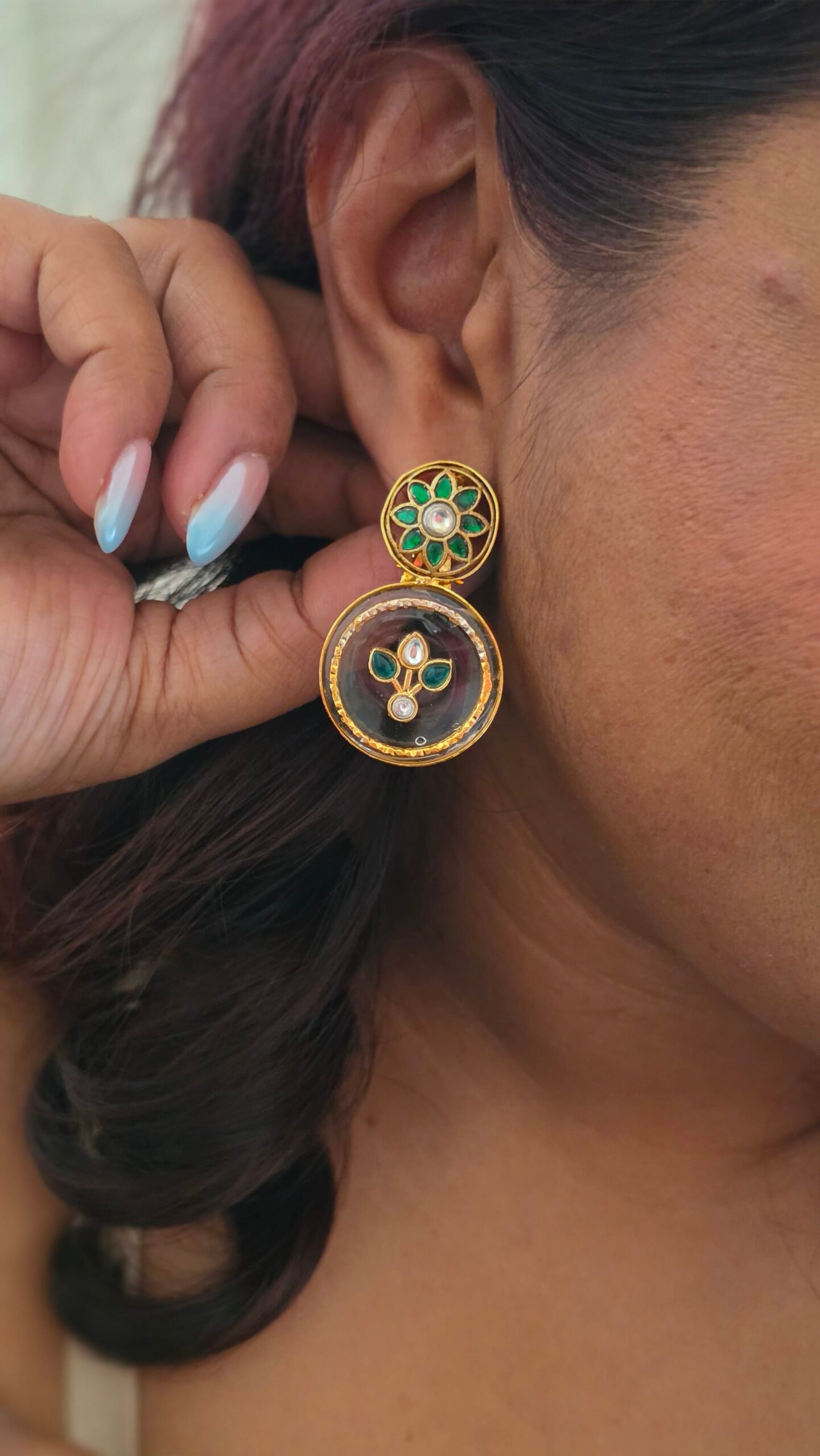 Uma Semi-precious stone earrings Thumbnail