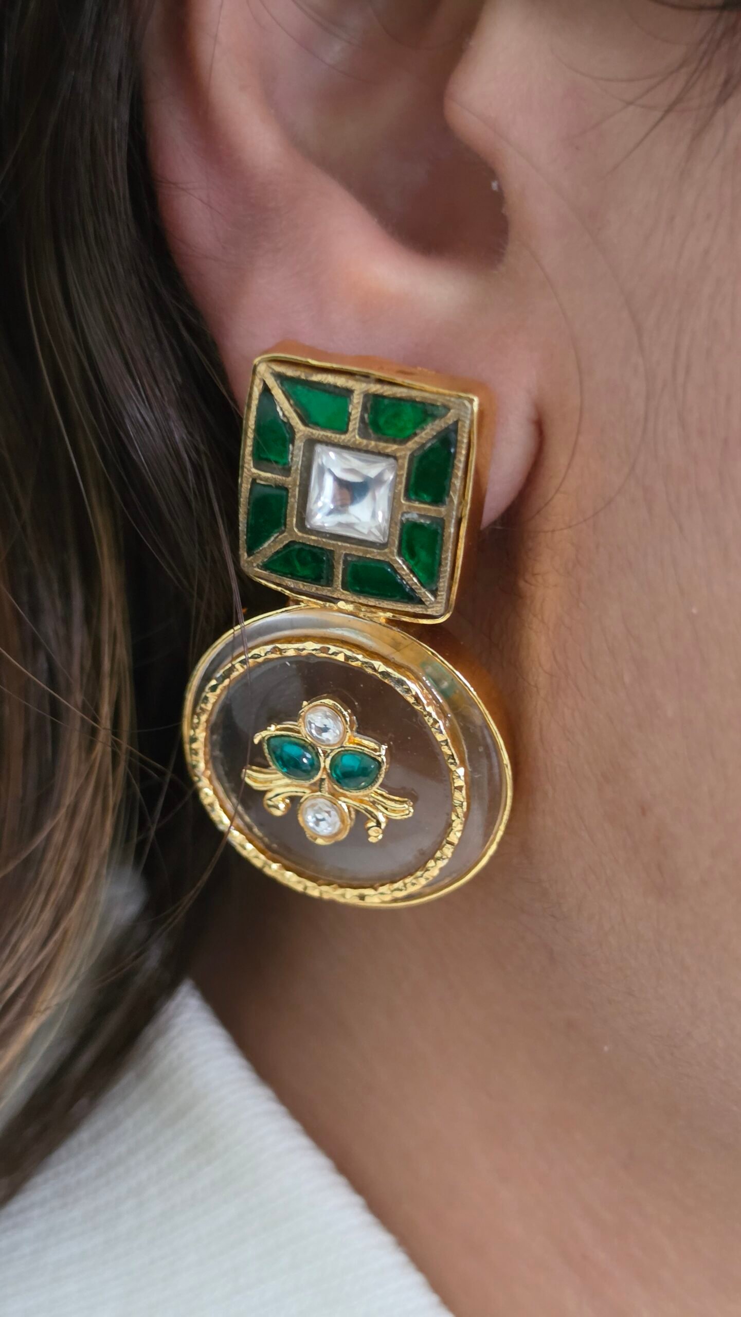 Maya Semi-precious Stone Earrings Thumbnail
