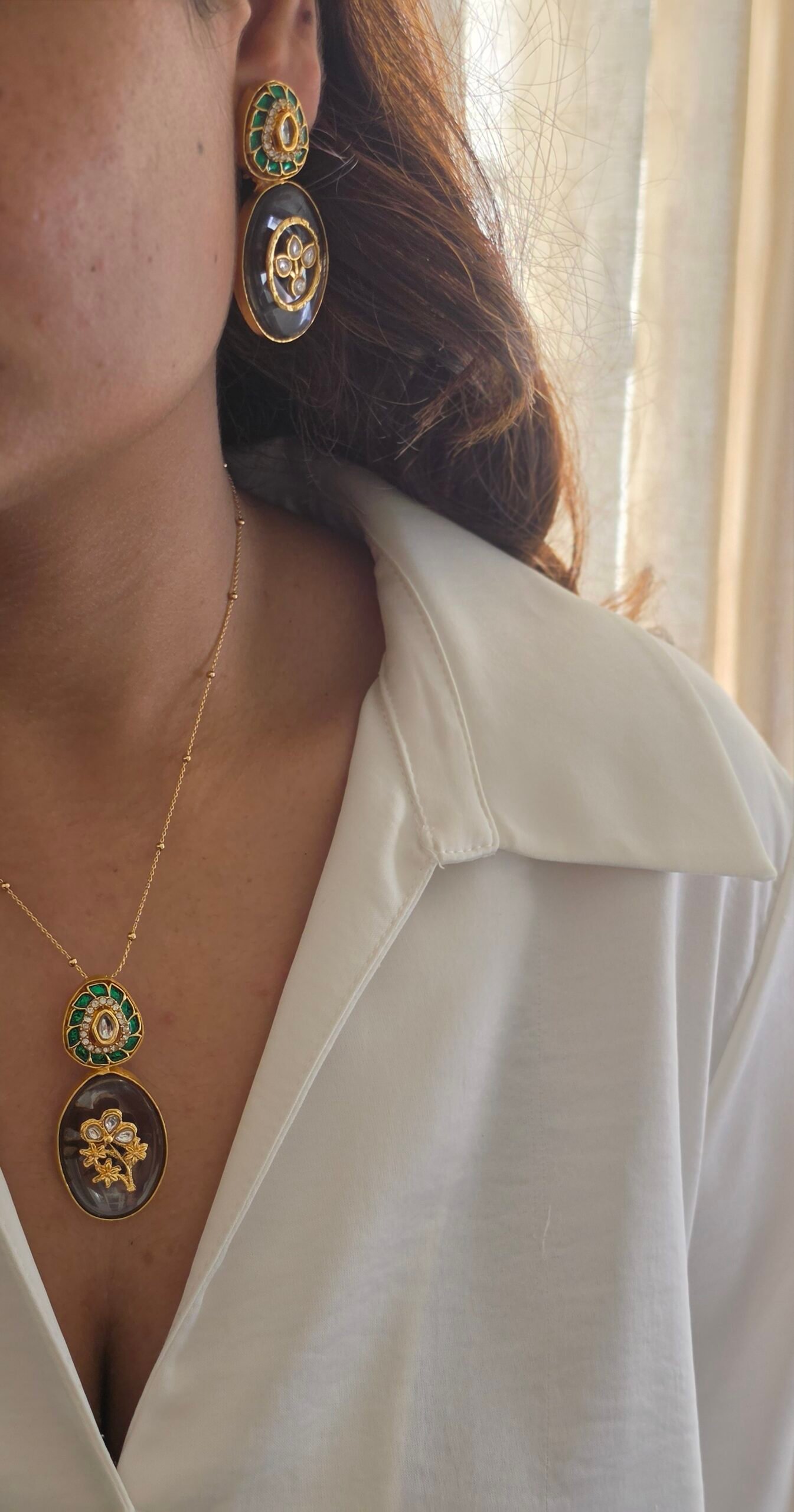 Lina Semi precious Pendent Thumbnail
