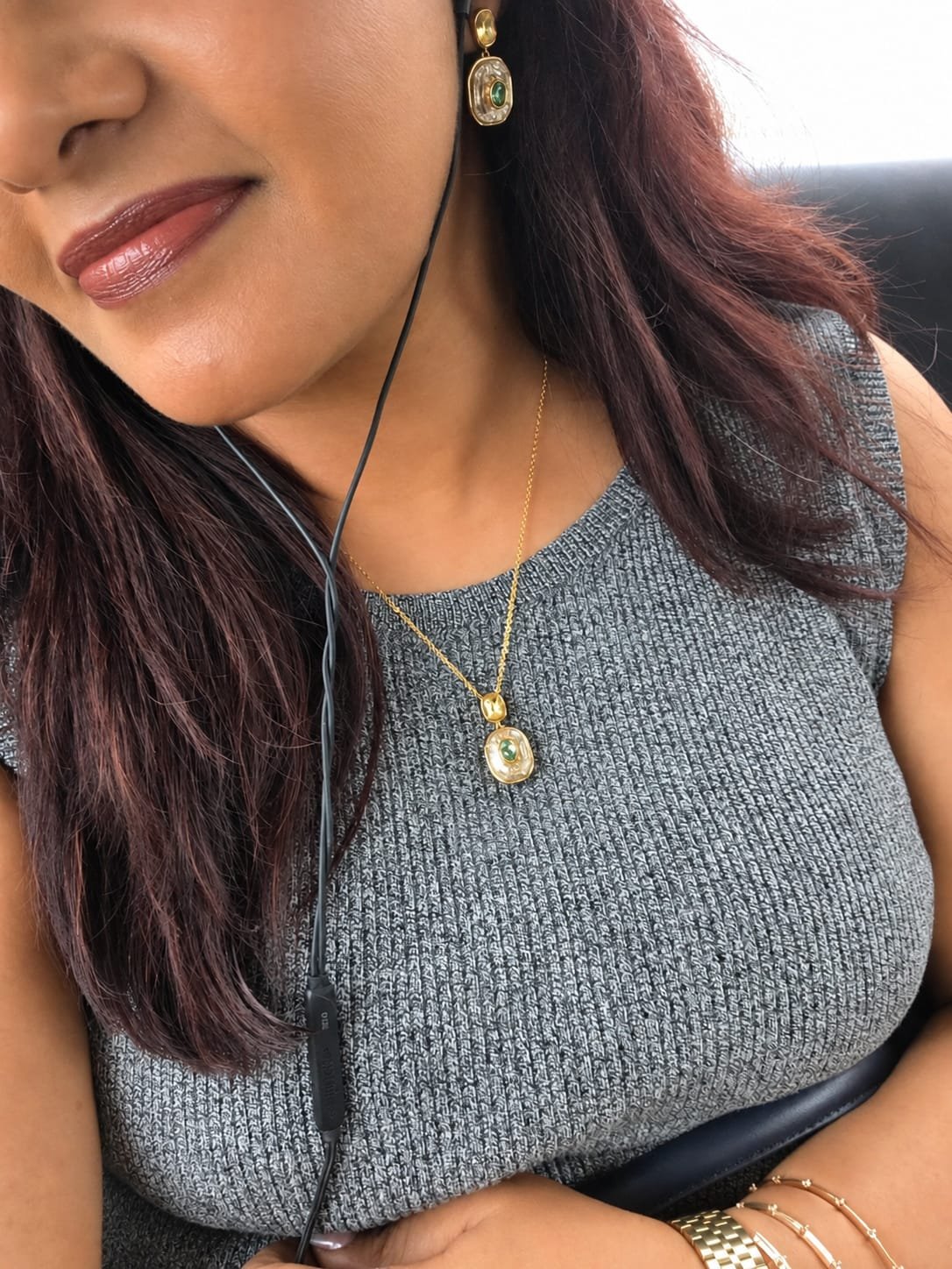 Rubic semi precious stones necklace Thumbnail