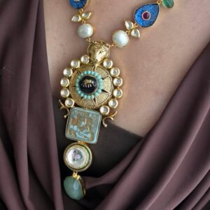 Azana semi-precious stone long necklace