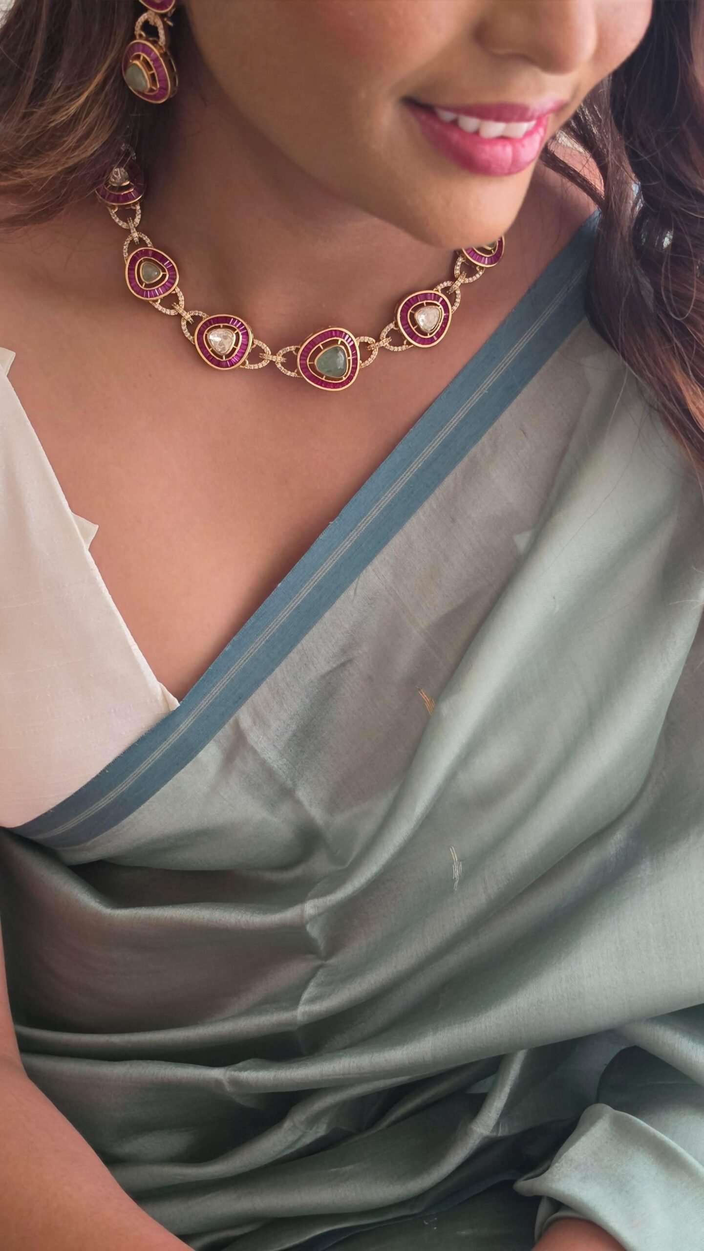 Luna Polki Necklace Thumbnail