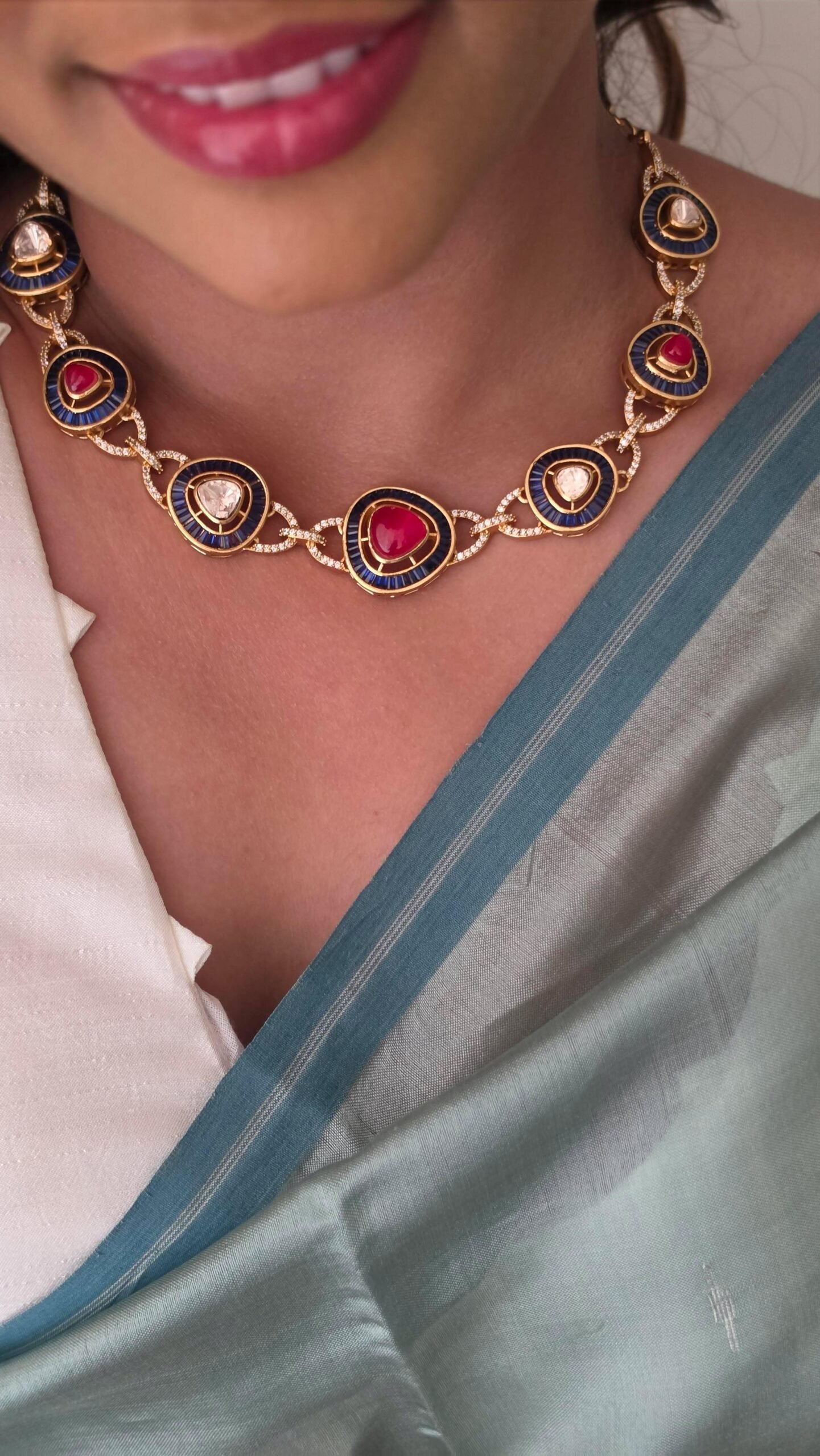 Luna Polki Necklace Thumbnail