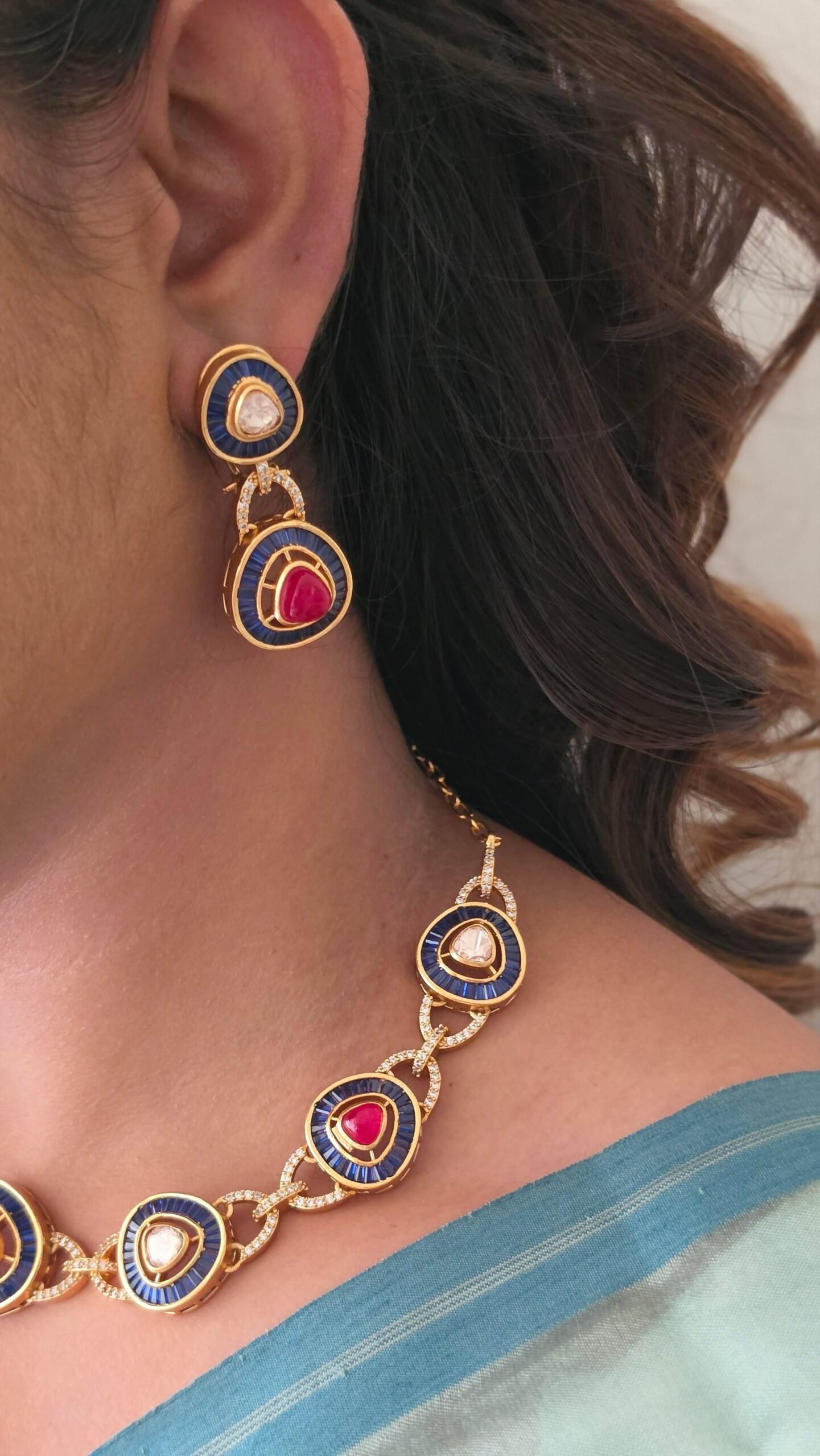 Luna Polki Necklace Thumbnail