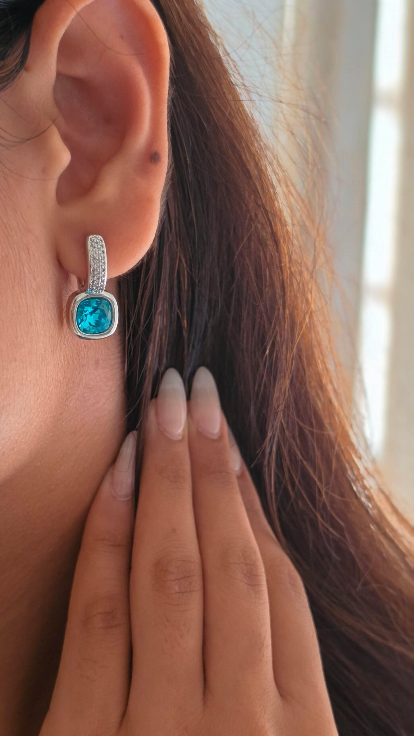 Zora semi precious stones necklace Thumbnail