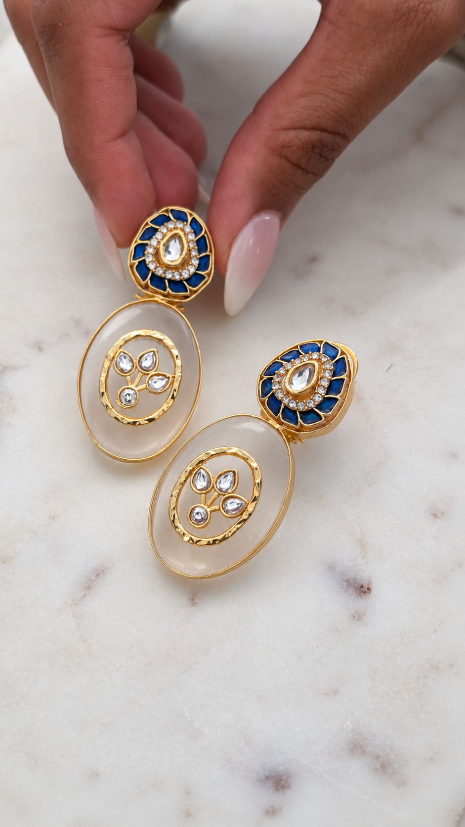 Ari semi-precious stone Earrings Thumbnail